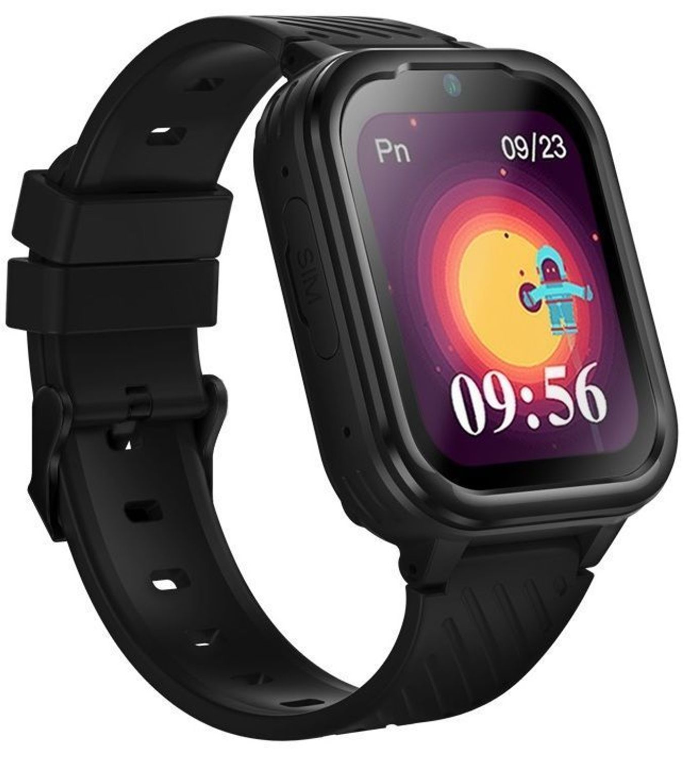 Smartwatch dziecięcy Garett Kids Essa 4G czarny. Smartwatch Garett dziecięcy. Smartwatch Garett z GPS. Dziecięcy Garett z rozmowami. Zegarek smartwatch dla dzieci. Przycisk SOS. Idealny prezent dla dziecka (2).jpg